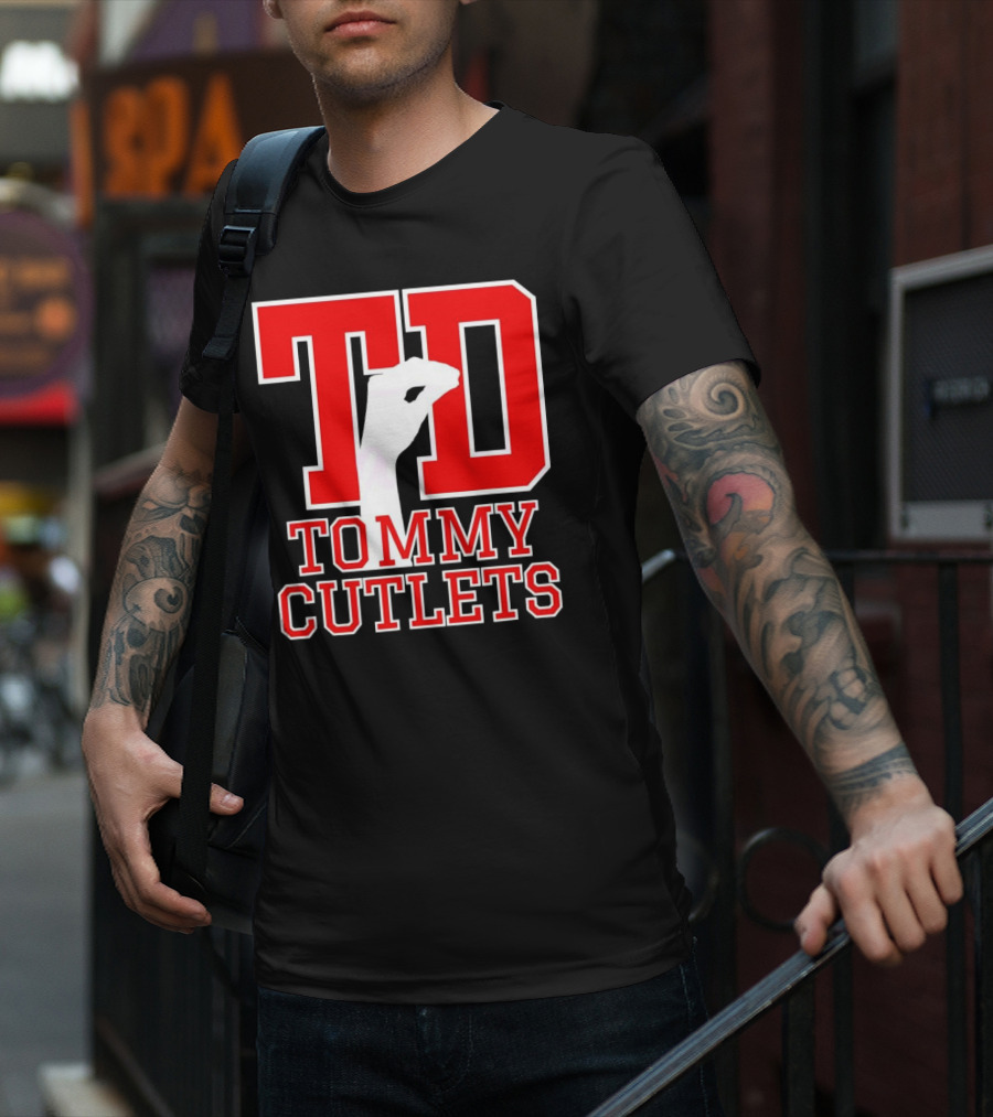 TD Tommy Cutlets Finger Pinch Gesture T-Shirt