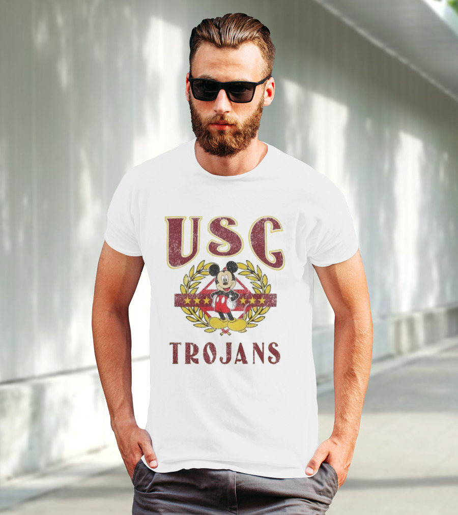 USC Trojans Disney Mickey Mouse T-Shirt