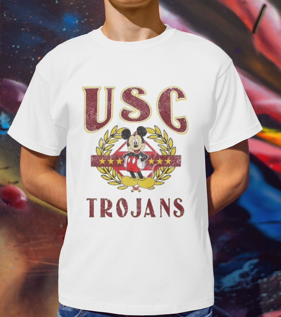 USC Trojans Disney Mickey Mouse T-Shirt