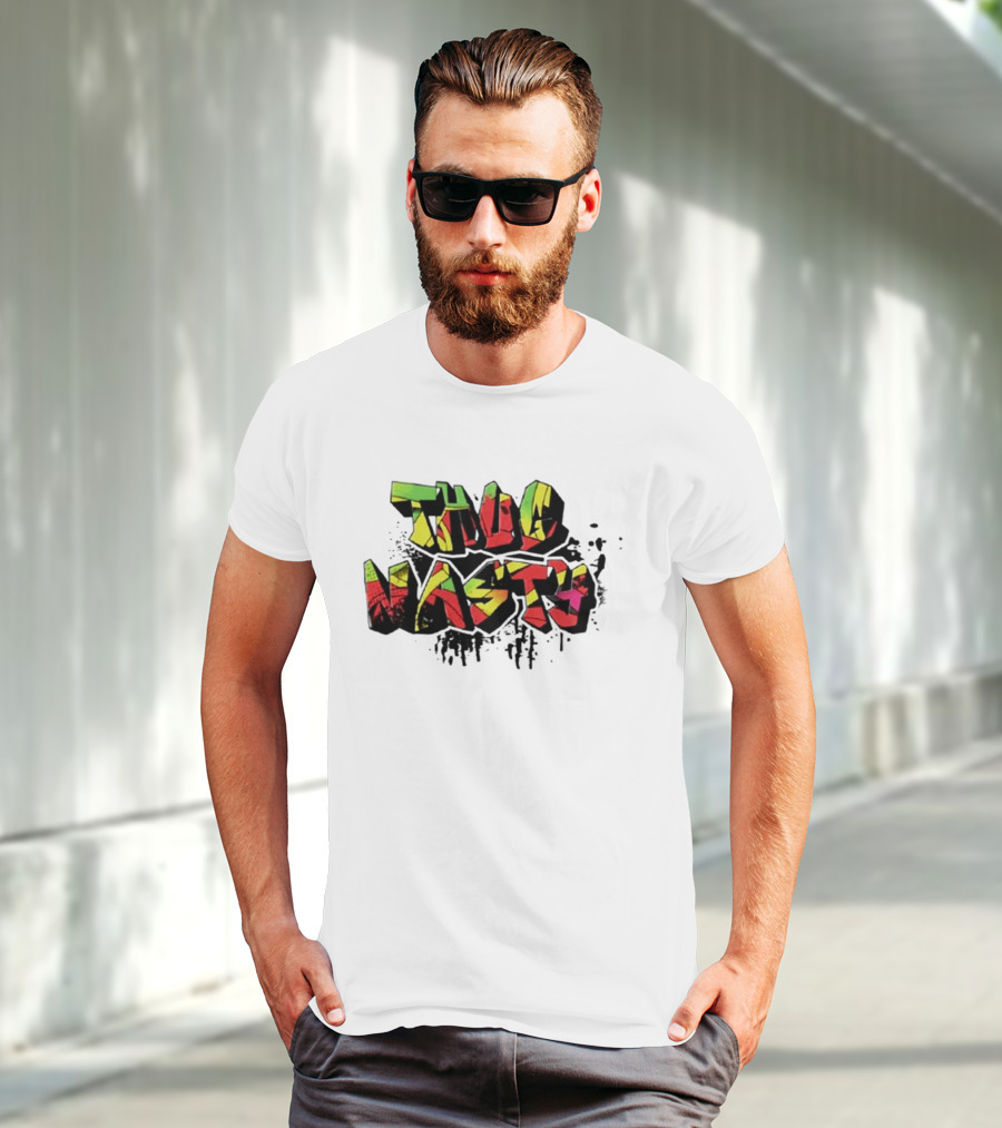 Bryce Mitchell Thug Nasty Bold Graffiti T-Shirt