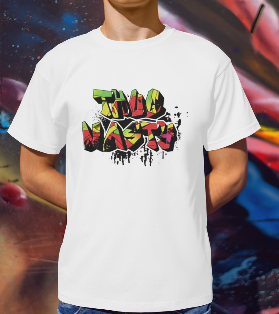 Bryce Mitchell Thug Nasty Bold Graffiti T-Shirt