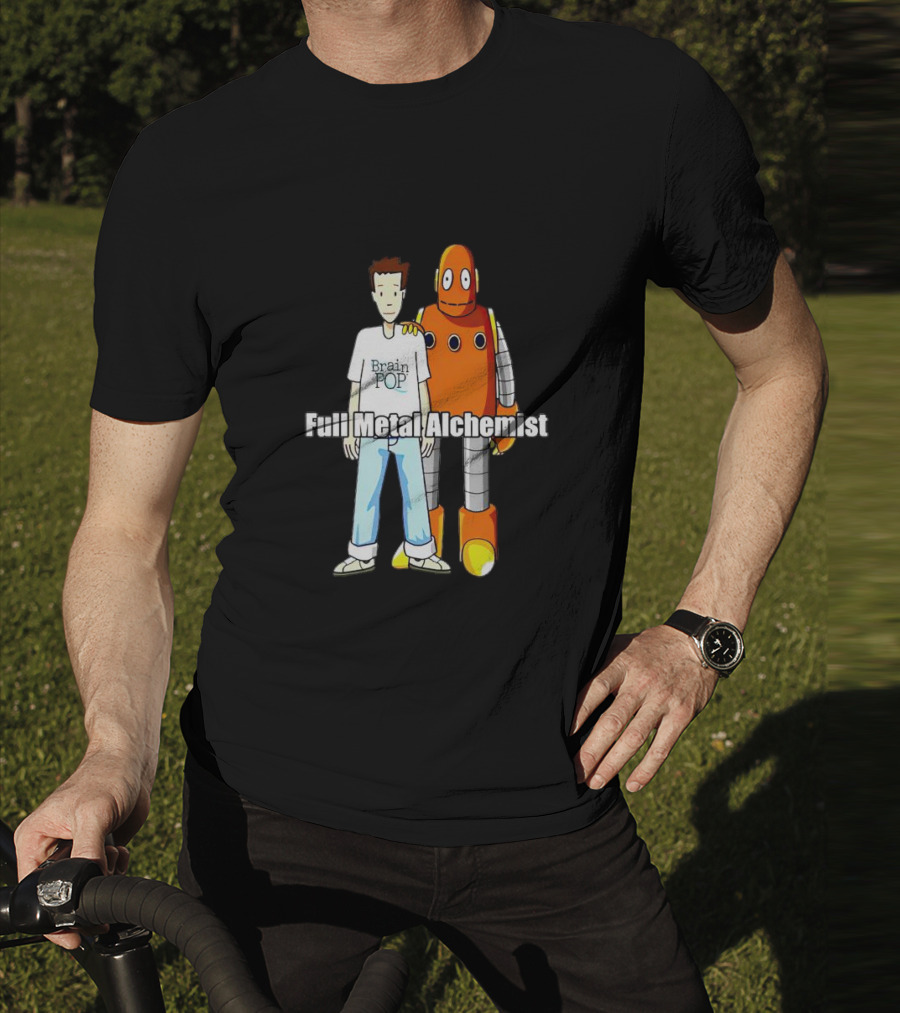 BrainPOP Fullmetal Alchemist Brotherhood Crossover Featuring Tim And Moby T-Shirt
