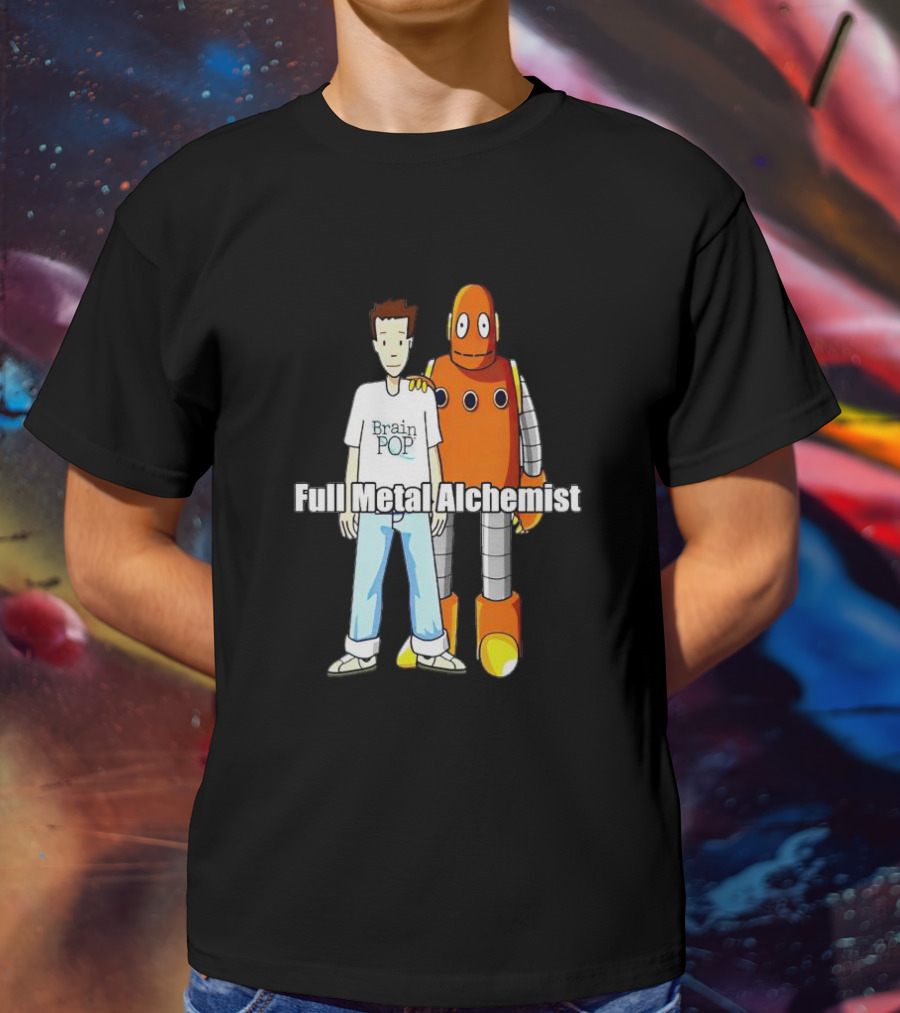 BrainPOP Fullmetal Alchemist Brotherhood Crossover Featuring Tim And Moby T-Shirt