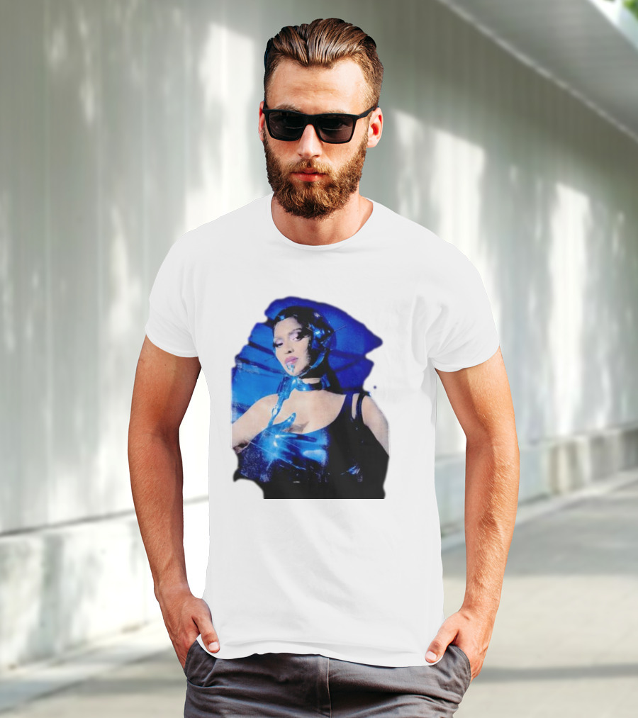 Robo Beyonce Futuristic Cyborg Aesthetic T-Shirt