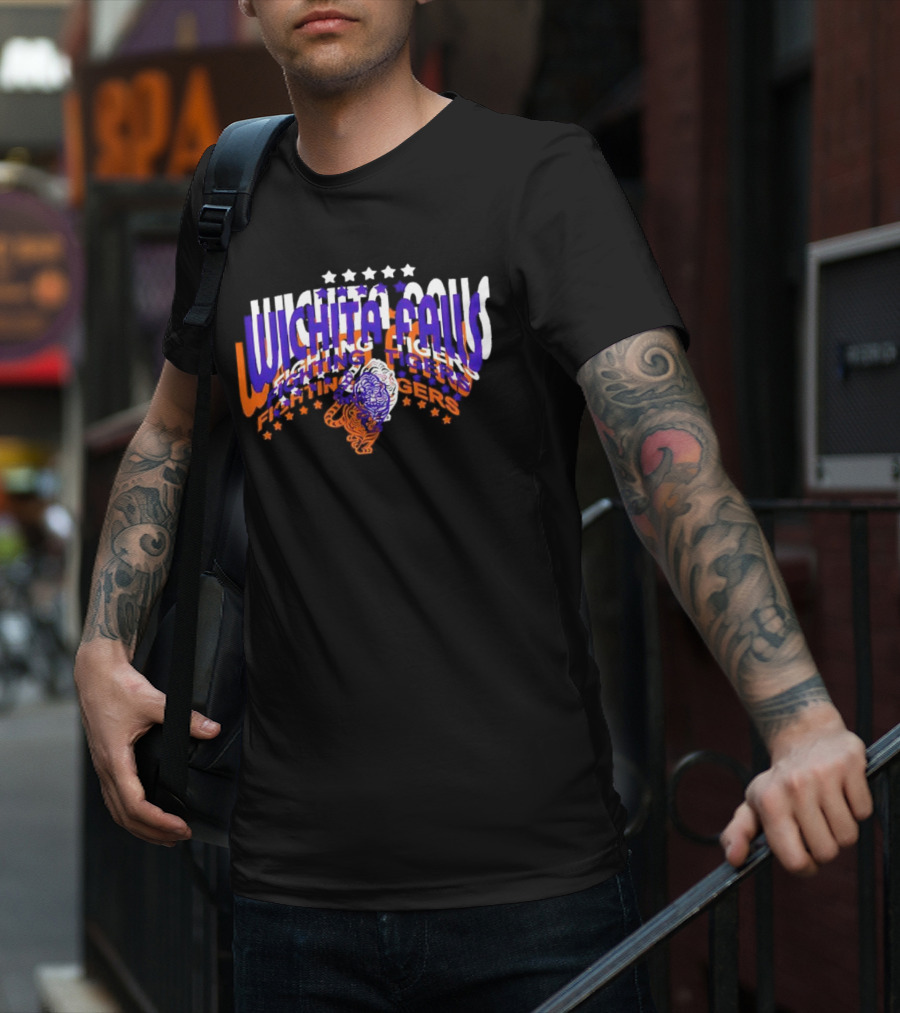 Wichita Falls Fighting Tigers Stars T-Shirt