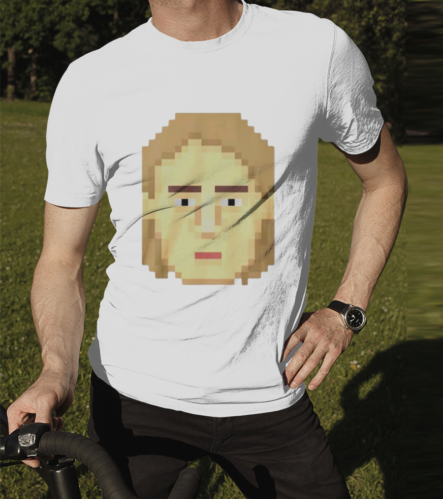 Dadi Freyr Pixel Art 8 Bit Style Face T-Shirt