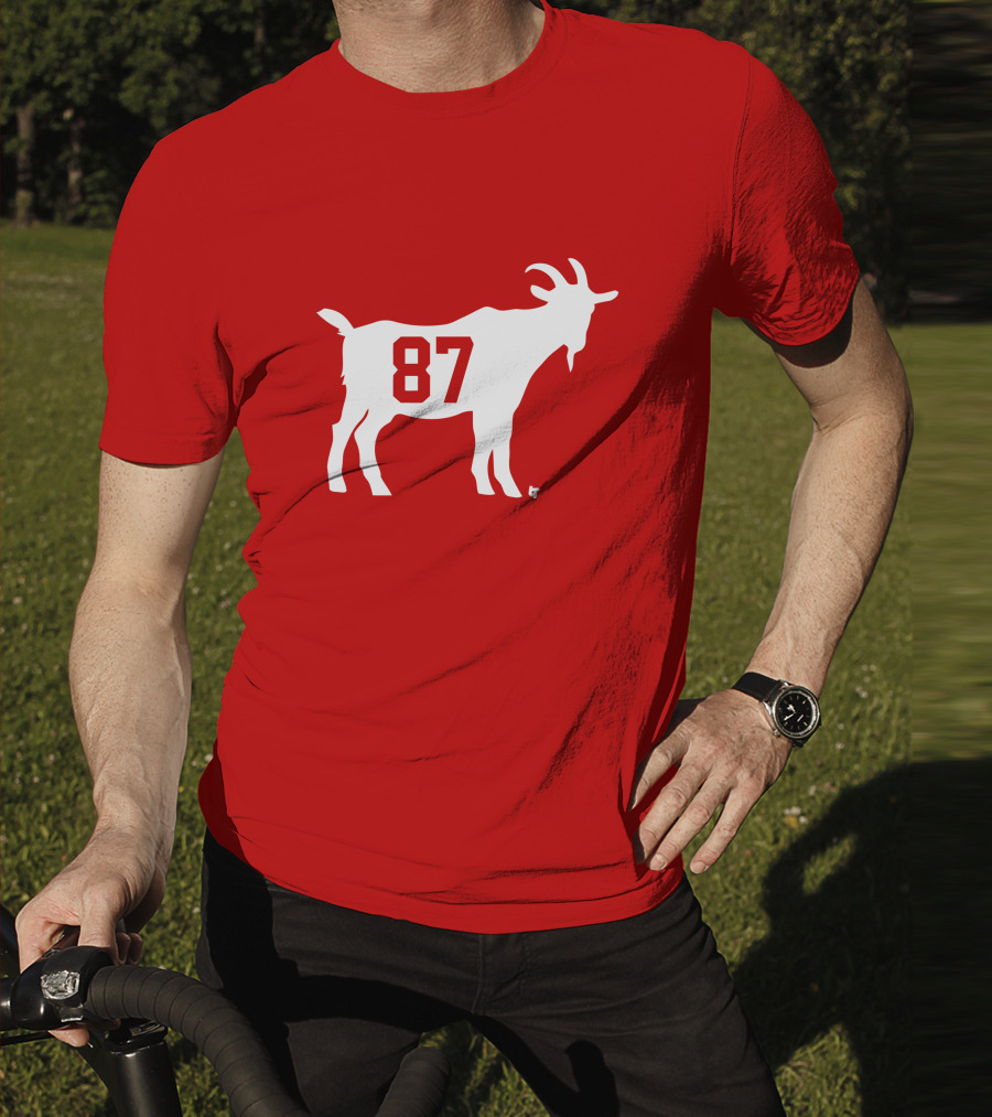 Travis Kelce GOAT 87 Football Legend T-Shirt