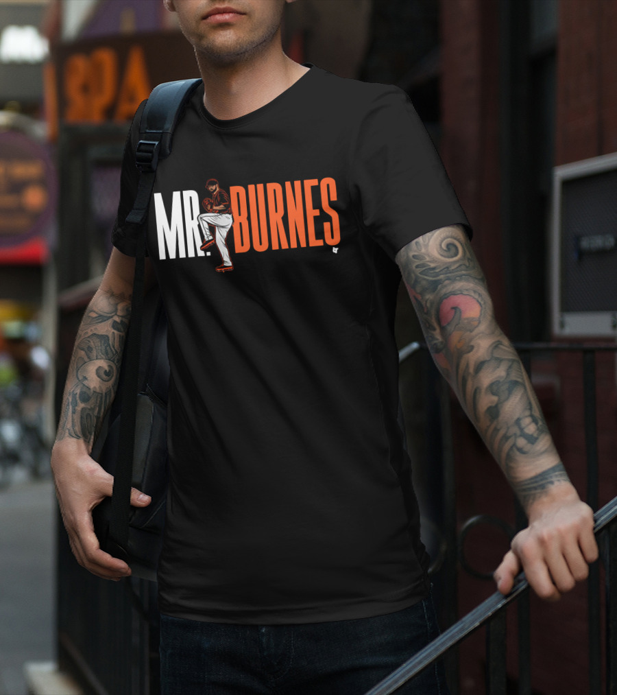 MR. BURNES Corbin Burnes Baseball Player T-Shirt