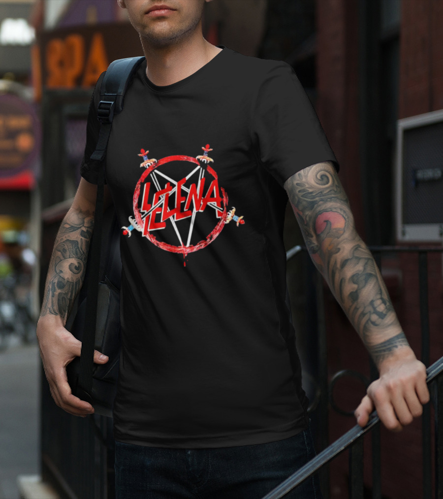 Amor Prohibido Selena Slayer Pentagram Swords T-Shirt