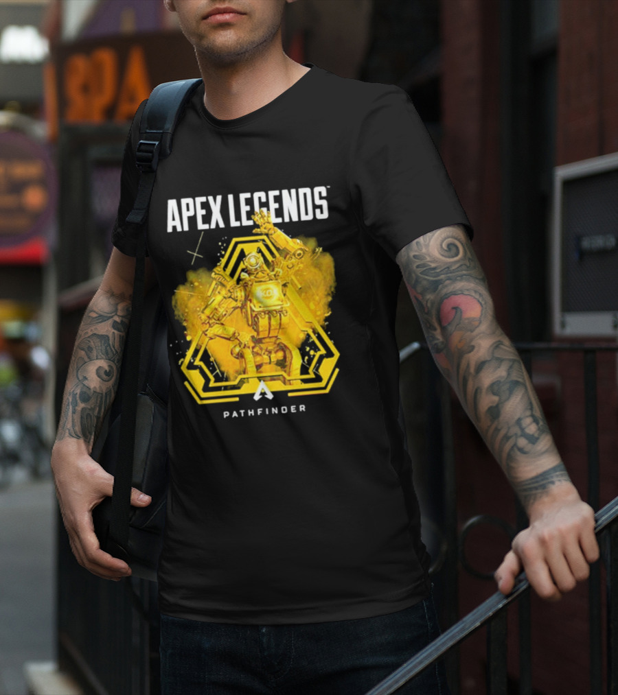 Apex Legends Pathfinder Yellow Tech T-Shirt