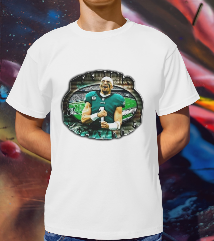 Marino Infantry Jalen Hurts Philadelphia Eagles Jersey Football Stadium T-Shirt