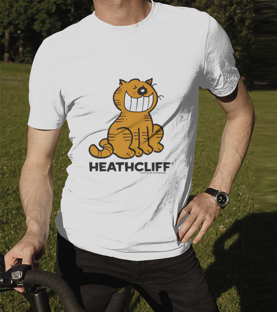 Heathcliff Cartoon Character Grinning T-Shirt