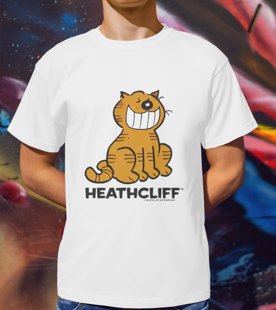 Heathcliff Cartoon Character Grinning T-Shirt