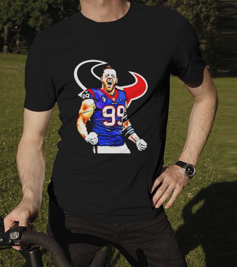 Justin James Watt Houston Texans 99 Jersey T-Shirt