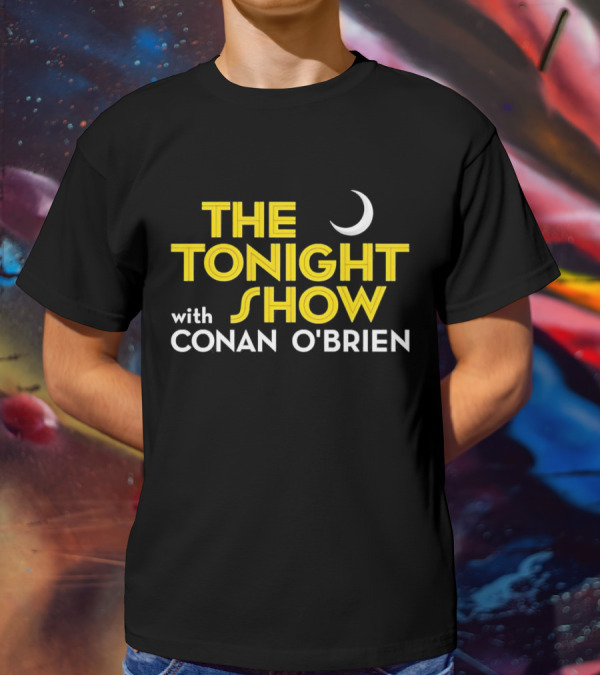 The Tonight Show With Conan O'Brien Classic Crescent Moon T-Shirt