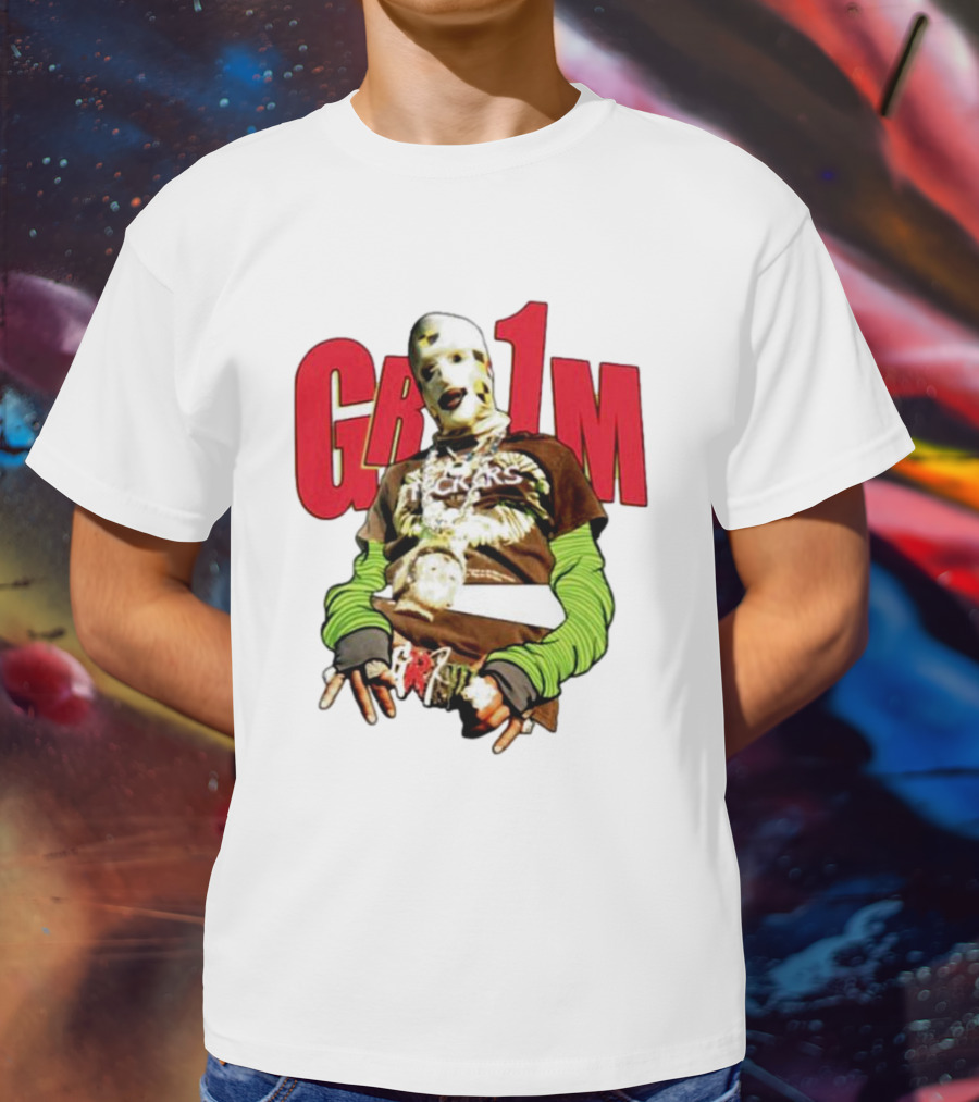AWGE Grim Effigy With Masks And Layered Clothing T-Shirt