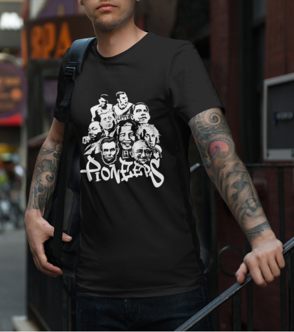 Pioneers Clippers Historical Figures And Symbols T-Shirt