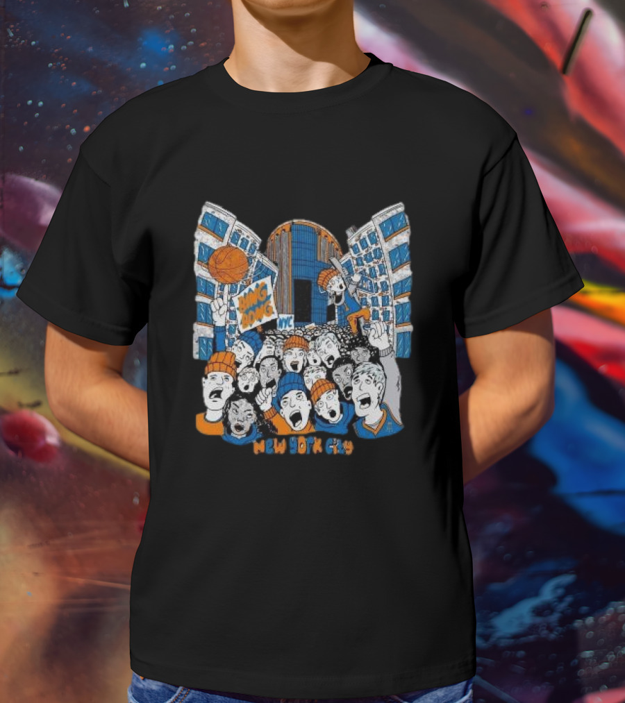 New York City Basketball NYC Knicks Fans Bing Bong T-Shirt