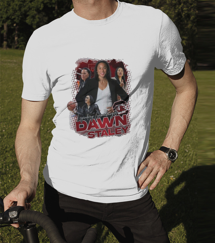 Legendary Gamechanger Dawn Staley Carolina Gamecocks Women Basketball NCAA T-Shirt