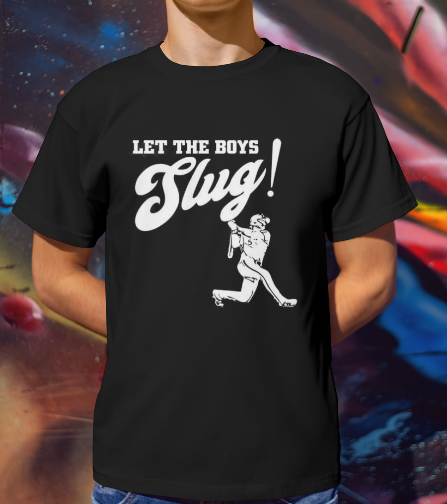 Let The Boys Slug Vintage Baseball Philly Spirit T-Shirt