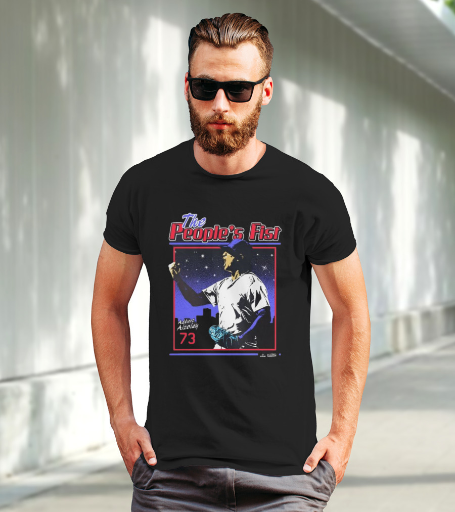 The People's Fist Adbert Alzolay 73 Baseball Hero T-Shirt