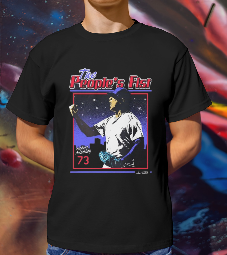 The People's Fist Adbert Alzolay 73 Baseball Hero T-Shirt