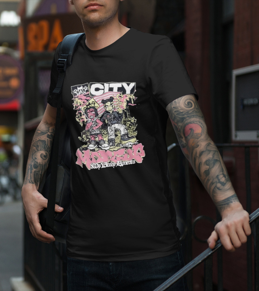 City Morgue My Bloody America Iconic Urban Graphics T-Shirt
