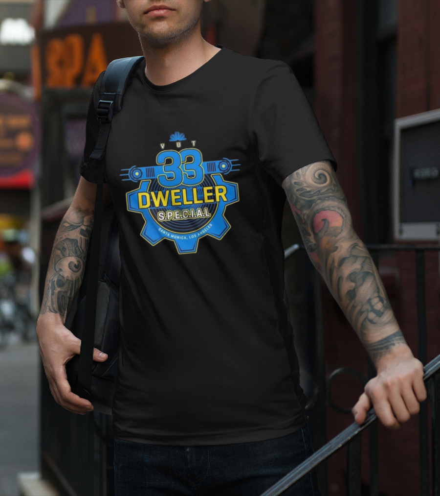 Vault 33 Dweller S.P.E.C.I.A.L. Santa Monica Los Angeles Fallout TV T-Shirt
