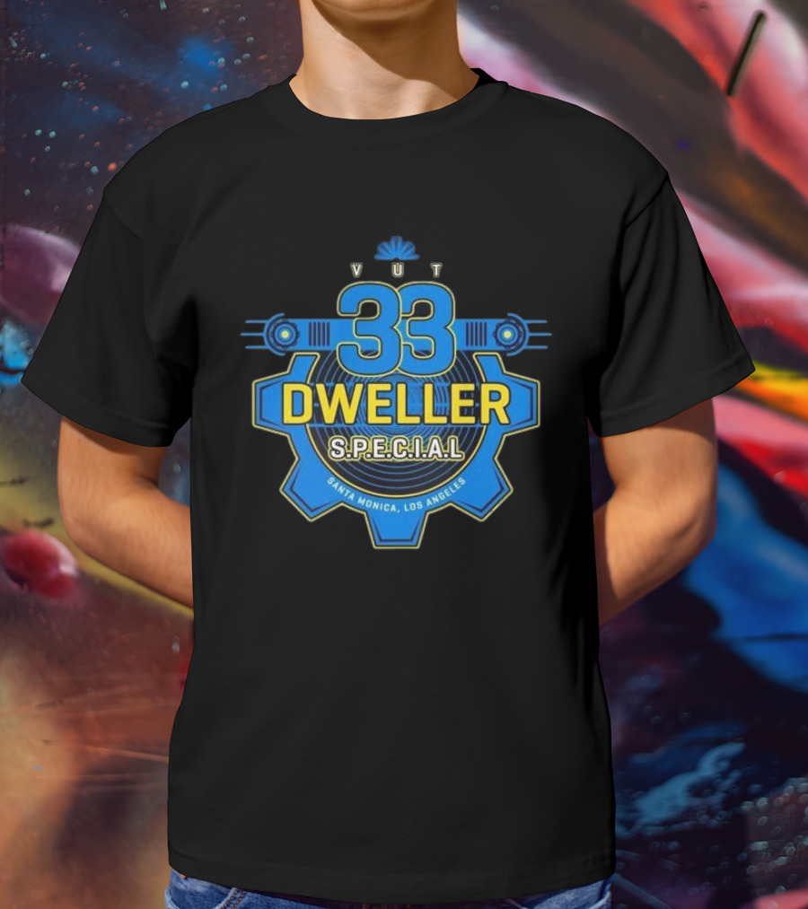 Vault 33 Dweller S.P.E.C.I.A.L. Santa Monica Los Angeles Fallout TV T-Shirt