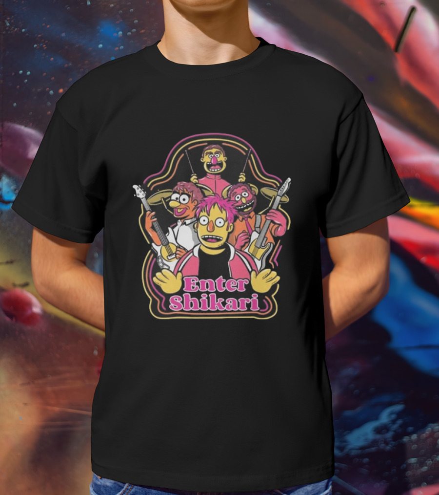 Enter Shikari Band Cartoon T-Shirt