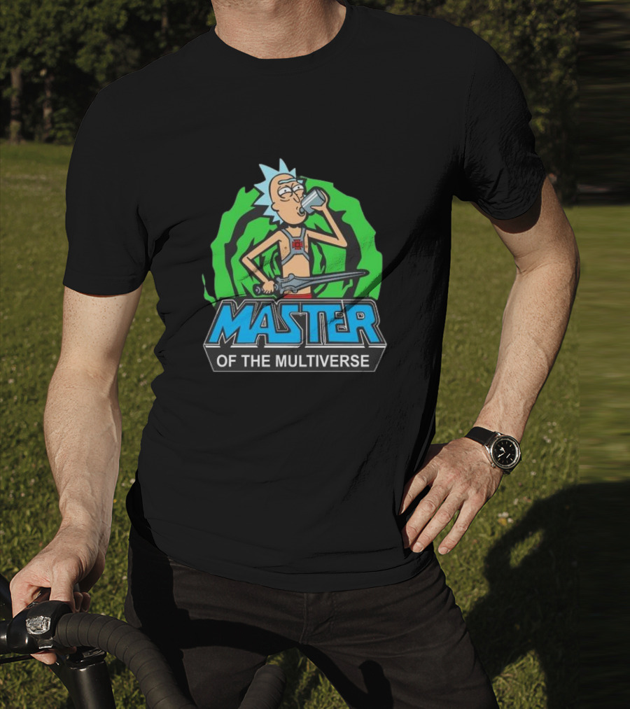 Rick And Morty Master Of The Multiverse Drinking Sword Portal Adventure T-Shirt