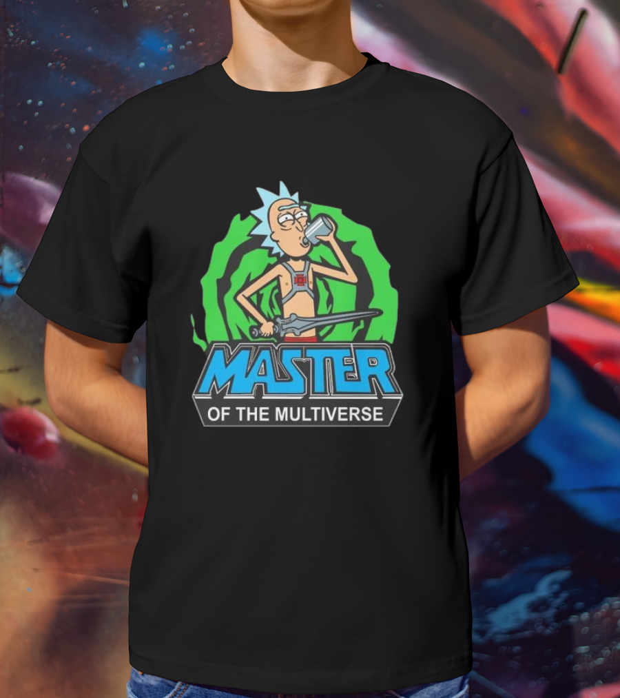 Rick And Morty Master Of The Multiverse Drinking Sword Portal Adventure T-Shirt