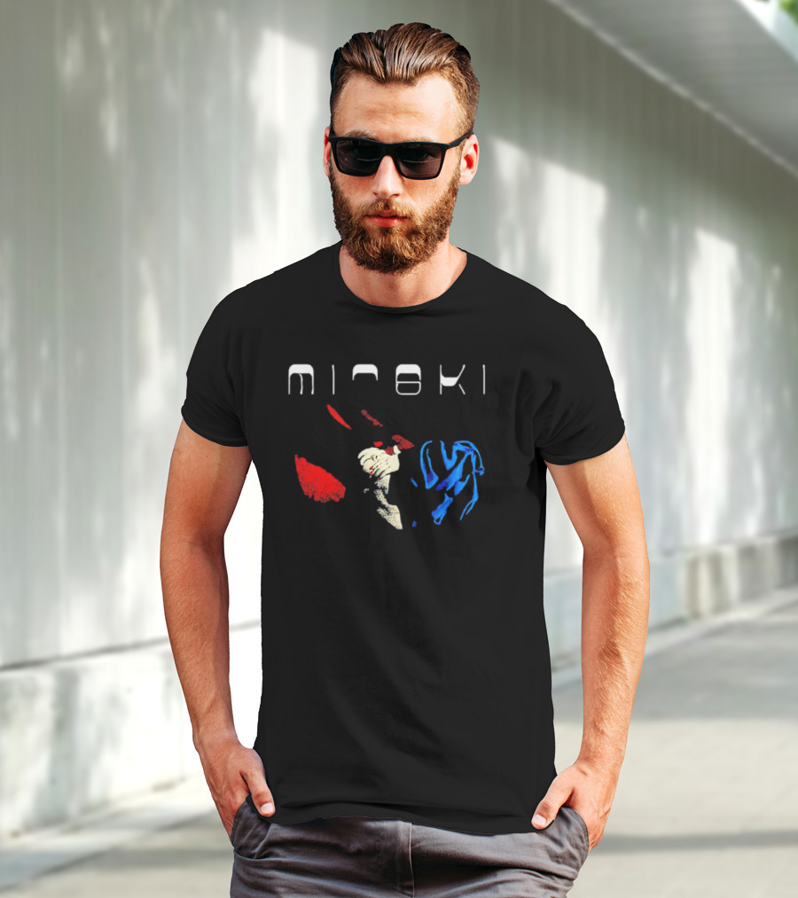 Mitski Working For The Knife Abstract Red And Blue T-Shirt