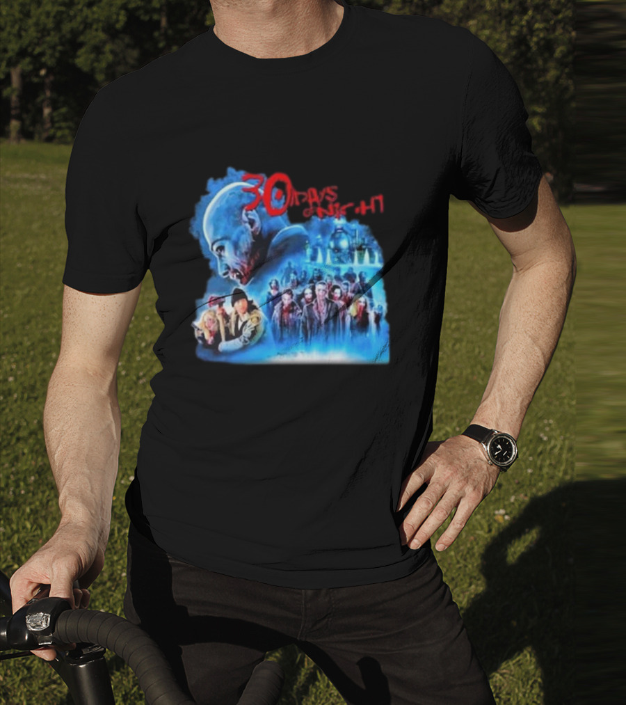 30 Days Of Night Fight Zombies Vampire Movie Scene T-Shirt