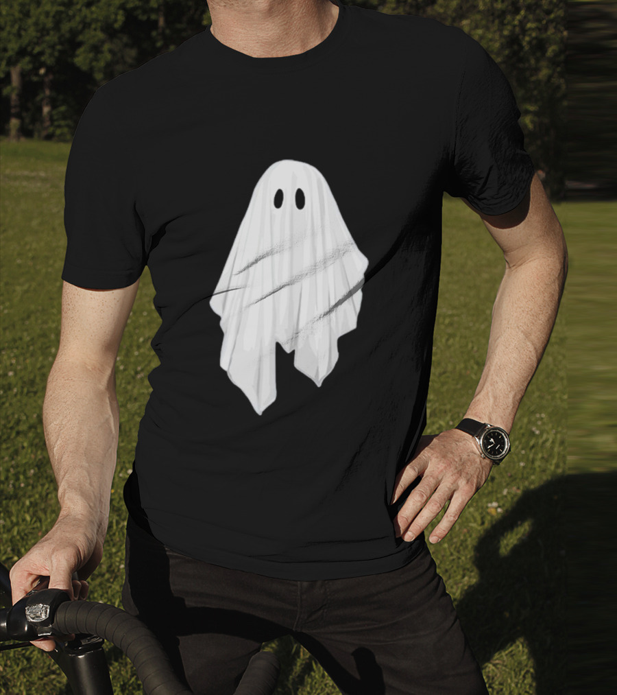 Adam Berry Glow-In-The-Dark Ghost White Sheet Specter T-Shirt