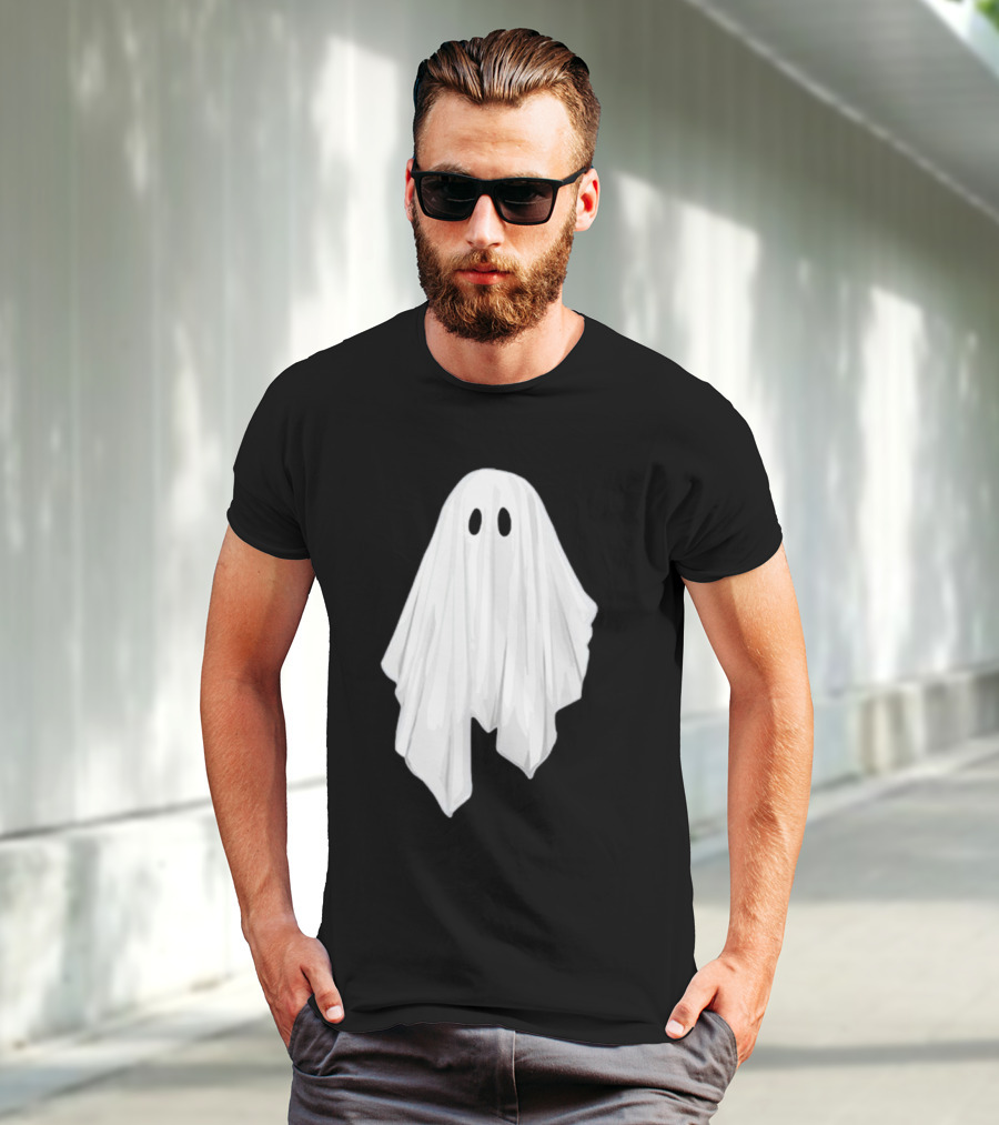 Adam Berry Glow-In-The-Dark Ghost White Sheet Specter T-Shirt