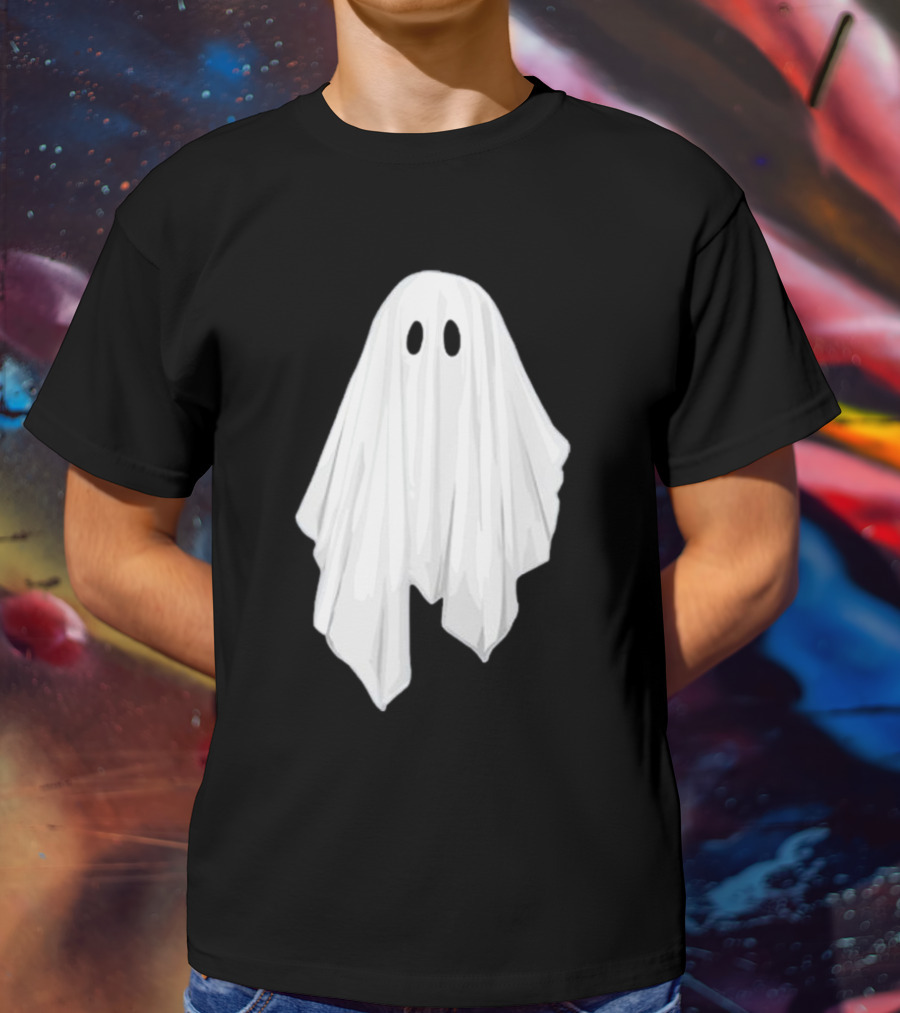 Adam Berry Glow-In-The-Dark Ghost White Sheet Specter T-Shirt