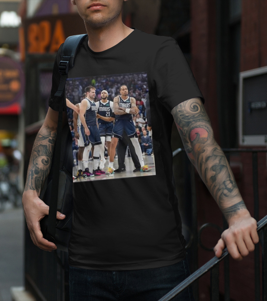 Daniel Gafford Luka Doncic PJ Washington Mavs I’m Standing On Business T-Shirt