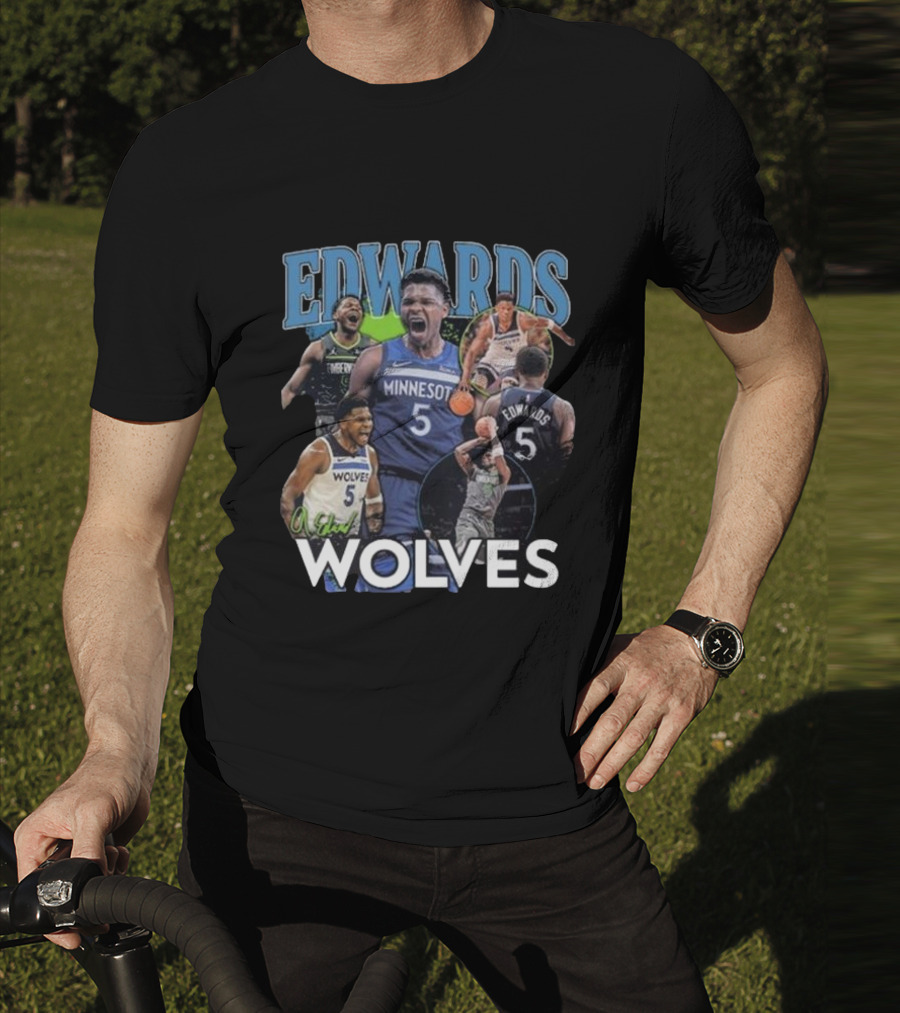 Minnesota Timberwolves Anthony Edwards Edwards Wolves 5 T-Shirt