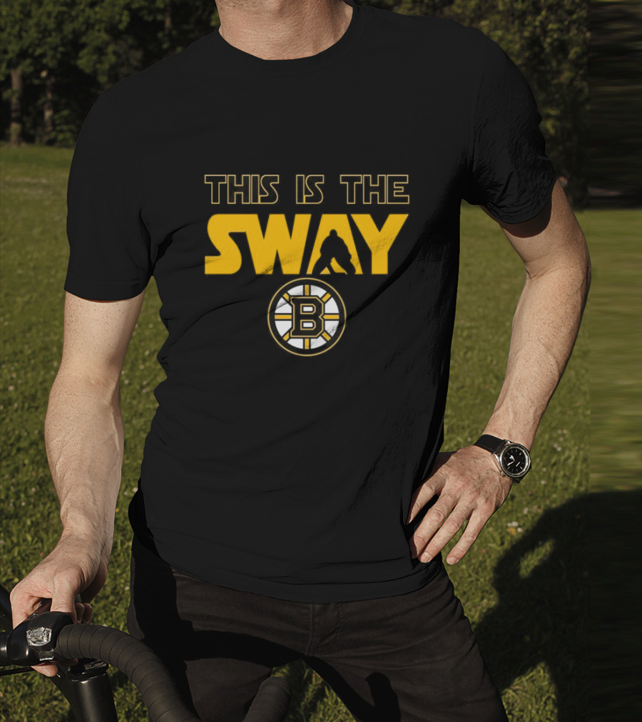 THIS IS THE SWAY BOSTON BRUINS HOCKEY FAN TALBOT BLACK AND GOLD T-Shirt