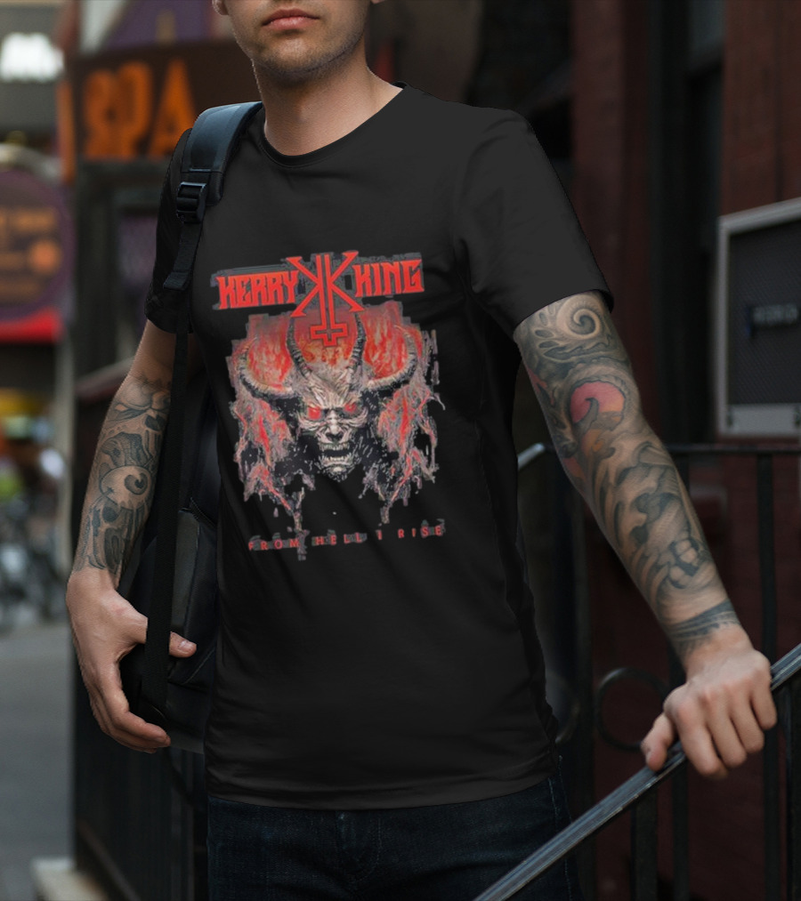 Kerry King From Hell I Rise Demon Head T-Shirt