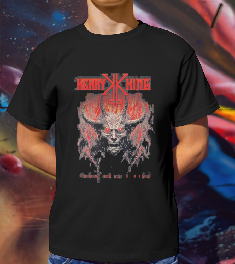 Kerry King From Hell I Rise Demon Head T-Shirt