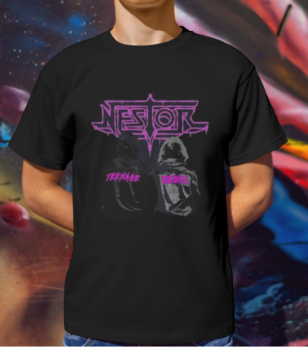 Nestor Teenage Rebel Duo In Hooded Jackets T-Shirt