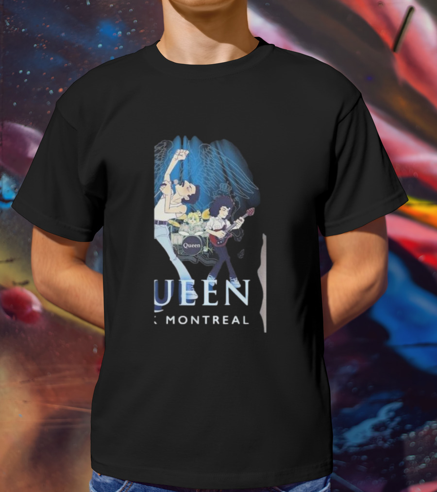 Queen Rock Montreal Animated Concert Scene T-Shirt