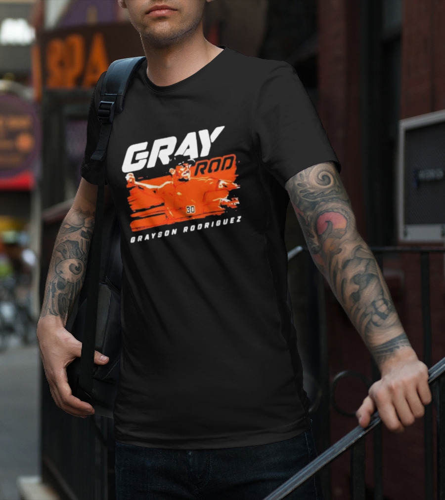 GRAY ROD Grayson Rodriguez Baltimore Orioles Baseball 30 T-Shirt