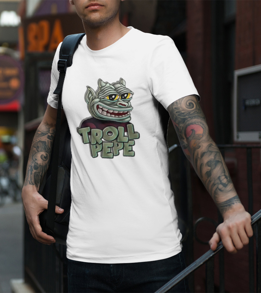 Harambe Troll Pepe Face Meme Humor T-Shirt