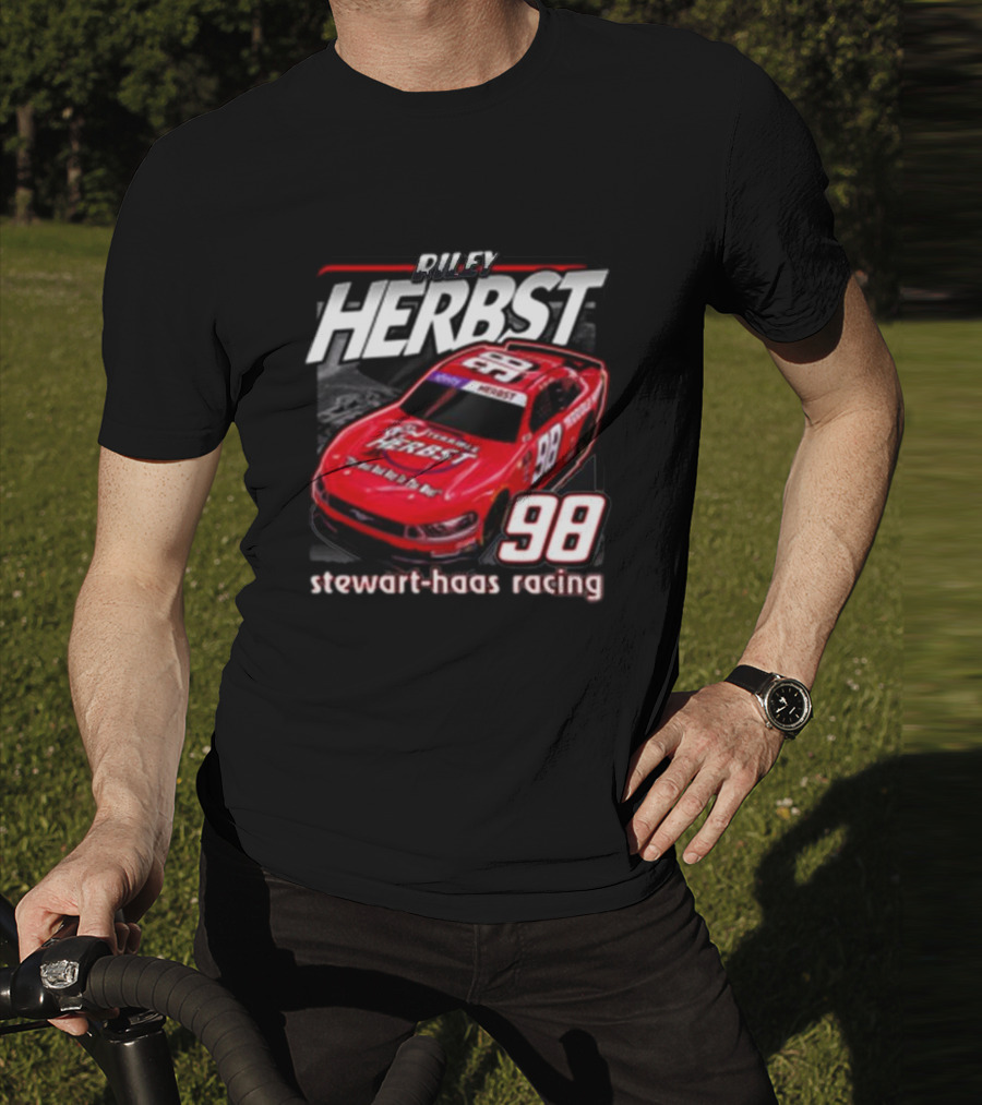 Riley Herbst 98 Stewart-Haas Racing Terrible Herbst Car T-Shirt