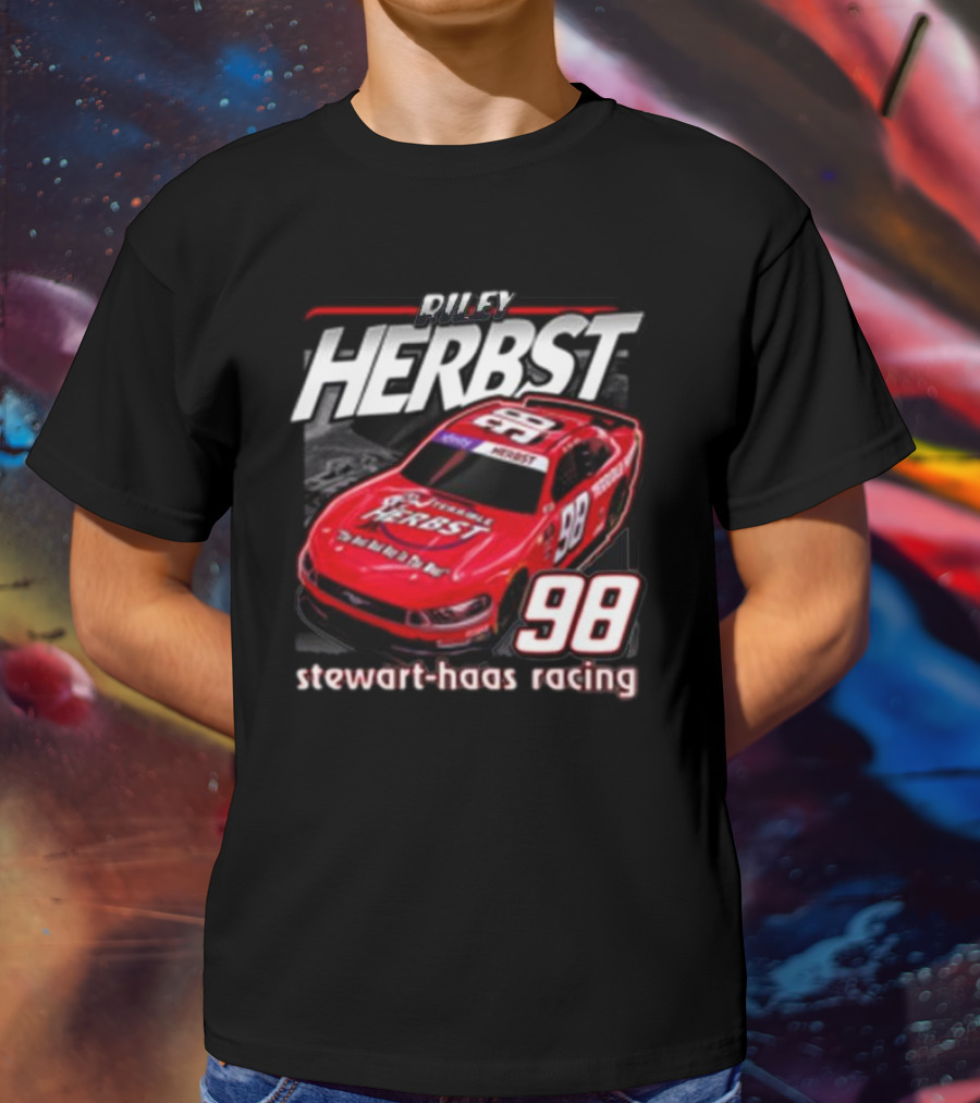 Riley Herbst 98 Stewart-Haas Racing Terrible Herbst Car T-Shirt