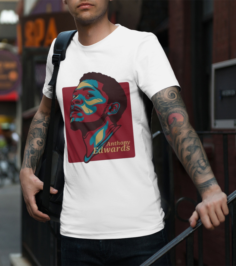 Anthony Edwards NBA Minnesota Timberwolves Basketball Player T-Shirt