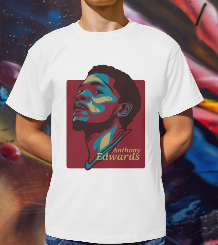Anthony Edwards NBA Minnesota Timberwolves Basketball Player T-Shirt
